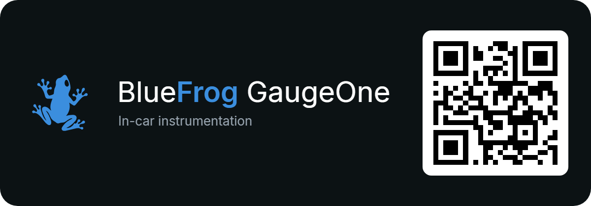 BlueFrog GaugeOne